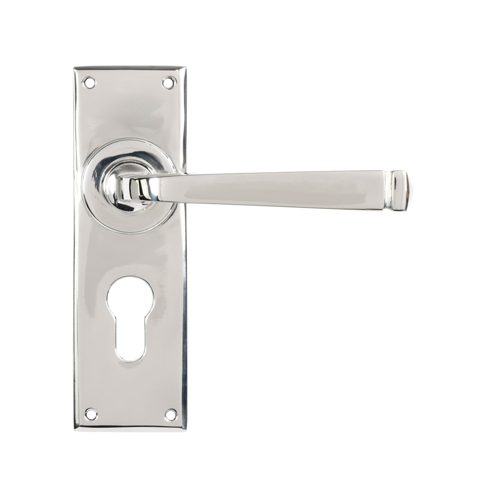 From the Anvil Marine 316 Stainless Steel Avon Lever Euro Lock Set - Polished